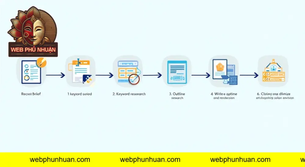 Quy trình thực hiện dịch vụ content tại WebPhuNhuan